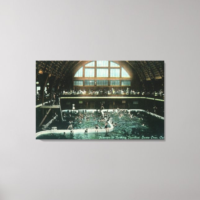 Insida: Badpaviljongen Canvastryck (Framsida)