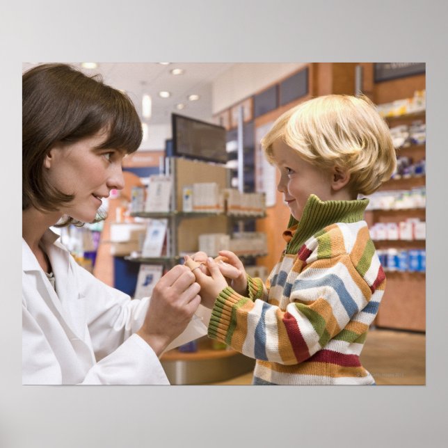 insida bilder av ett apotek poster (Framsidan)