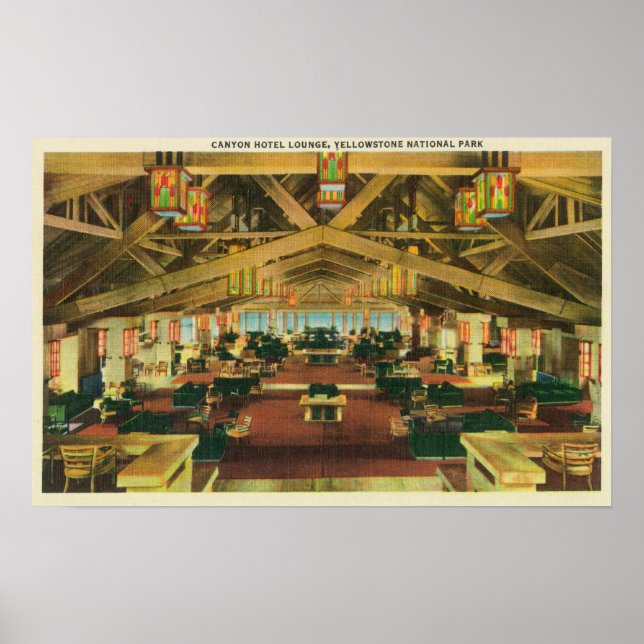 Insida: Canyon Hotel Lounge Poster (Framsidan)