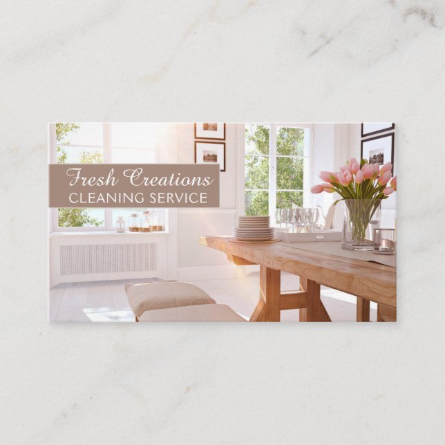 Insida Clean Houseclezation Service Visitkort (Framsida)