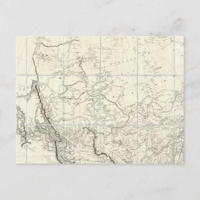 Insida-delar av Nordamerika Vykort (Framsida)