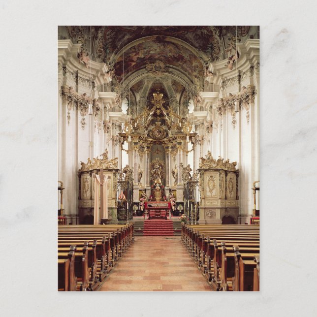 Insida, designad av Balthasar Neumann 1734-54 Vykort (Framsida)