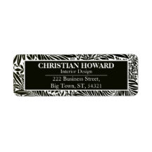 Insida Designer Elegant Black and White Mönster