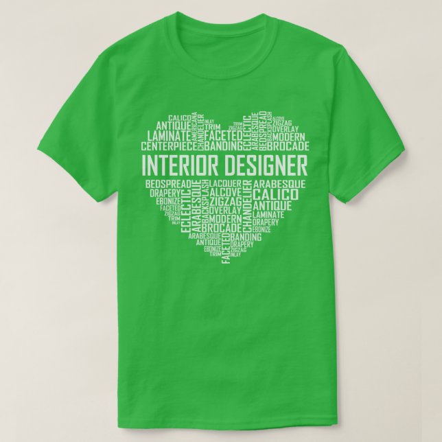 Insida Designer Heart T Shirt (Design framsida)