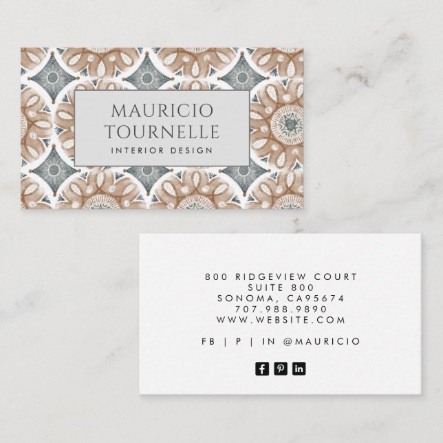 Insida Designer Home Stager Visitkort (Fram/baksida)