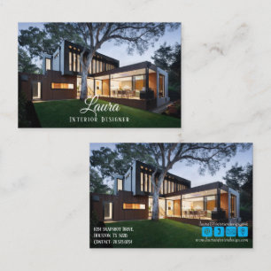 Insida Designer Modern House Visitkort