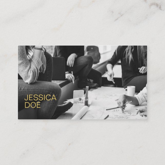 Insida Designer Modern Minimalist-Affärskort Visitkort (Baksida)