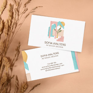 insida designers hem som arrangerar ett riktigt ho visitkort