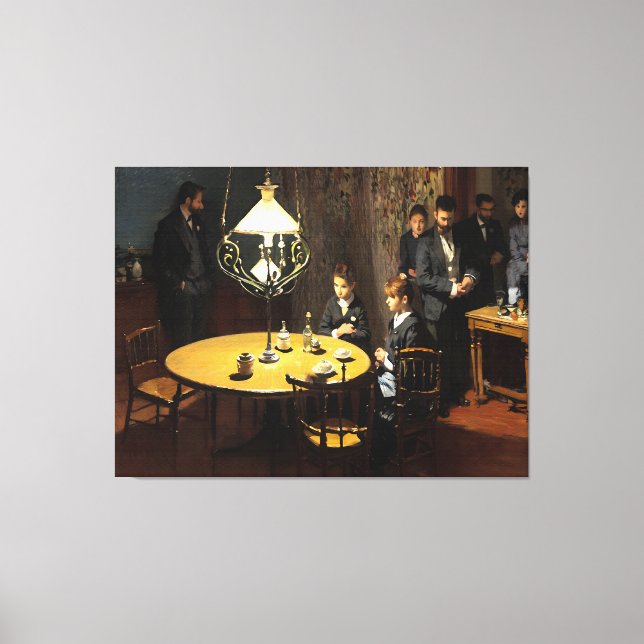 Insida, efter middagen canvastryck (Framsida)