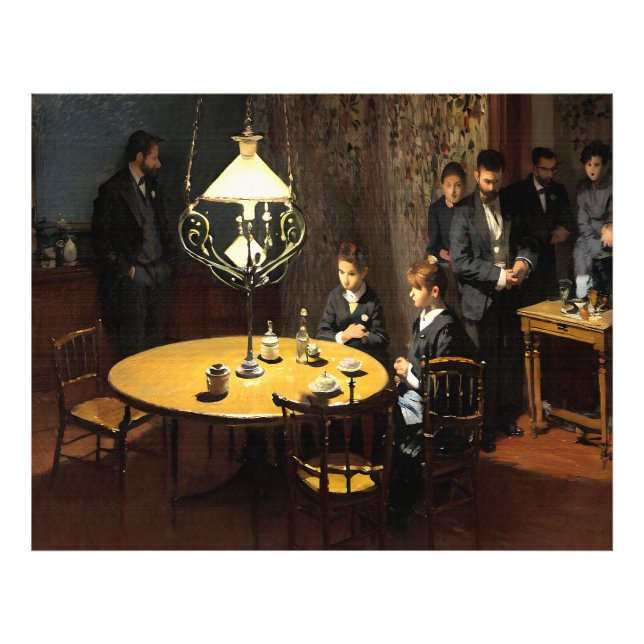 Insida, efter middagen fototryck (Framsidan)