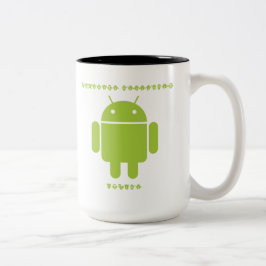 Insida för softwarebärare (brev för den krypDroid Två-Tonad Mugg