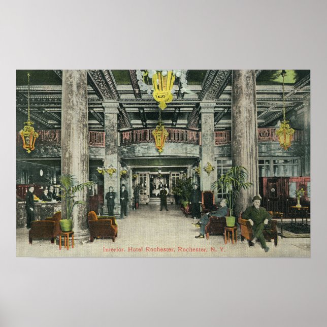 Insida: Hotel Rochester Lobby Poster (Framsidan)