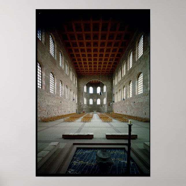 Insida i basilikan, tidigt 400-talet AD Poster (Framsidan)