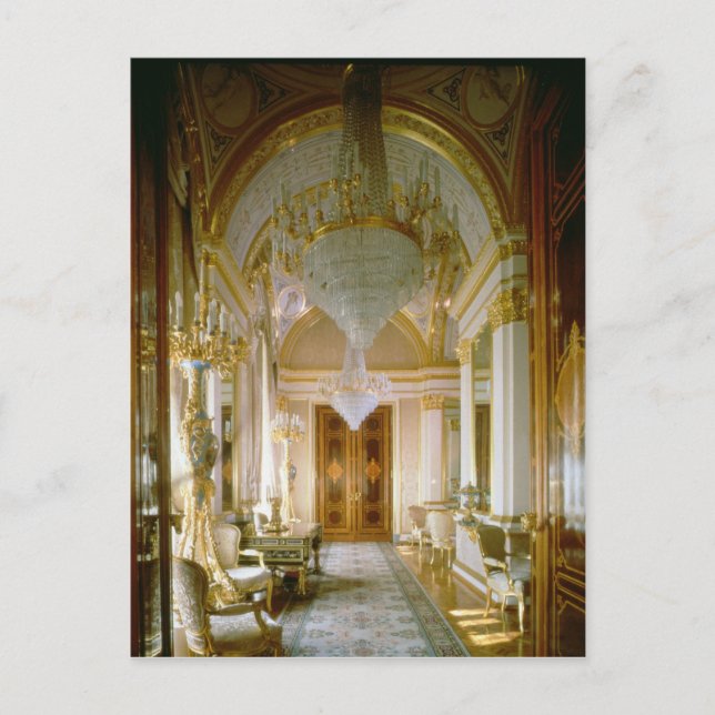 Insida i de privata departementen vykort (Framsida)