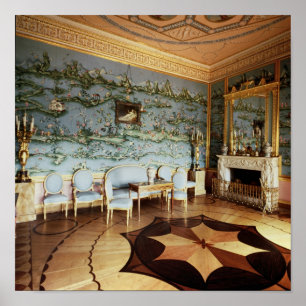 Insida i det kinesiska blå Teckning-rummet Poster