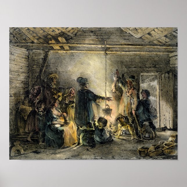 Insida i en kolgruvarbetares hut poster (Framsidan)