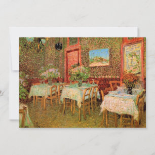 Insida i en restaurang av Vincent van Gogh