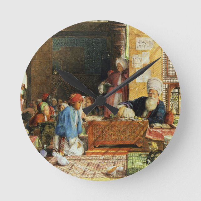 Insida i en skola, Kairo, 1890 (vikt/vikt) (se äve Rund Klocka (Framsida)