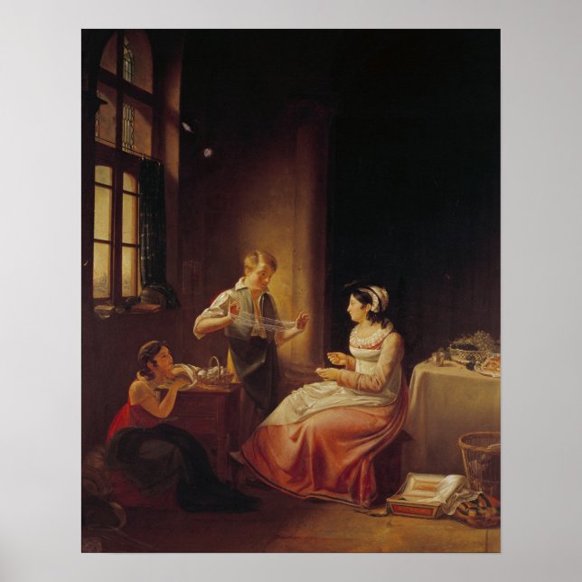Insida i ett hus i Macon Poster (Framsidan)