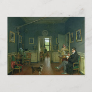 Insida i ett matrum, 1816 vykort