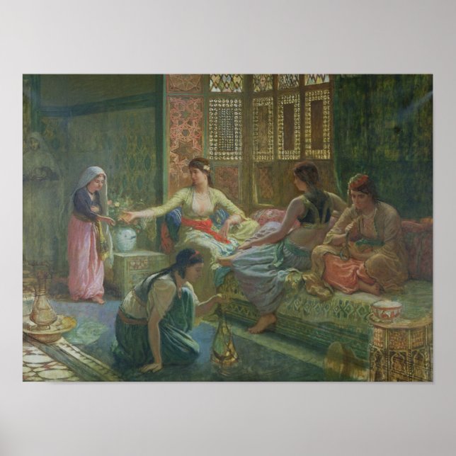 Insida i Harem, 1865 Poster (Framsidan)