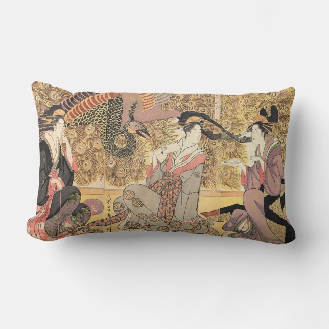 Insida i huset kallade Ōgiya Chōkōsai Eishō Lumbarkudde (Framsida)