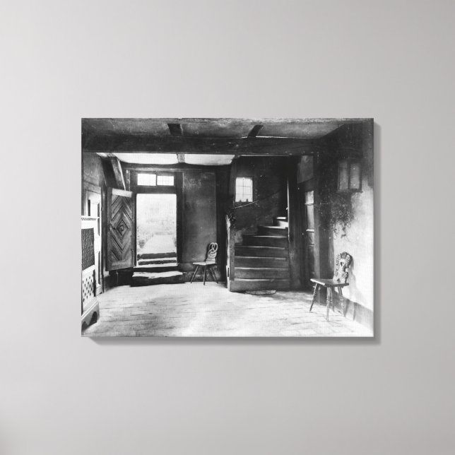 Insida i Johann Sebastian Bachs hus Canvastryck (Framsida)