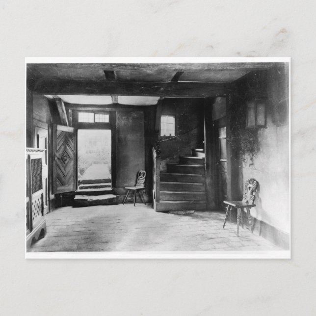Insida i Johann Sebastian Bachs hus Vykort (Framsida)