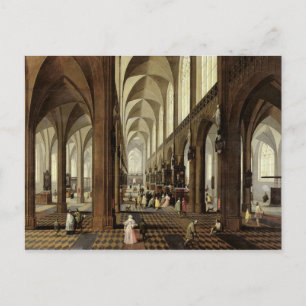 Insida i Katedralen i Antwerpen, c.1650 Vykort
