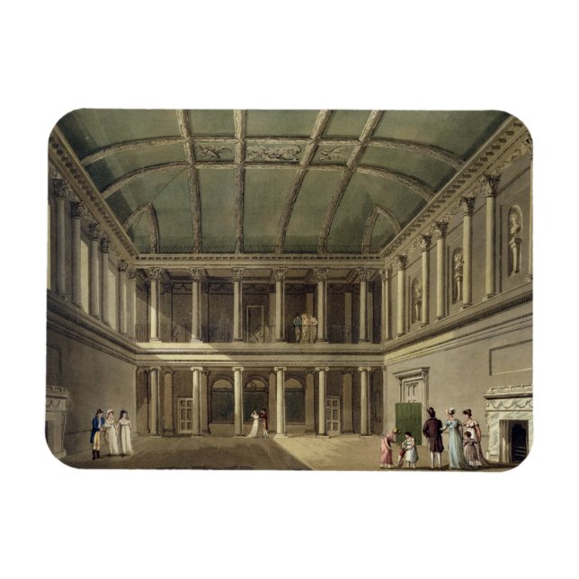 Insida i konsertrummet, från "Bath Illustrated b Magnet (Horisontell)
