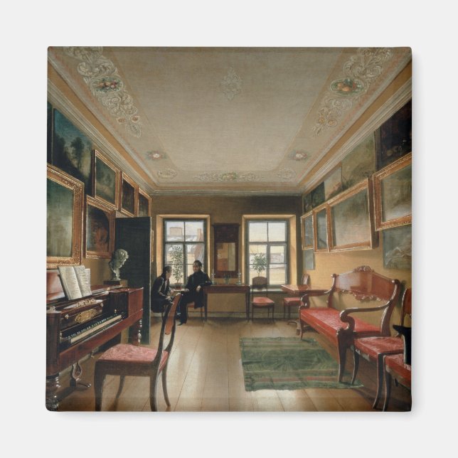 Insida i Manor House, 1830-talet Magnet (Framsidan)