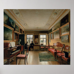 Insida i Manor House, 1830-talet Poster