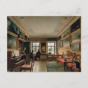 Insida i Manor House, 1830-talet Vykort