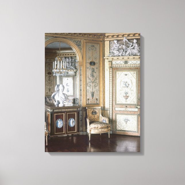 Insida i Marie Antoinettes boudoir Canvastryck (Framsida)
