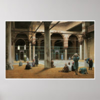 Insida i moskén, 1870 Jean-Leon Gerome