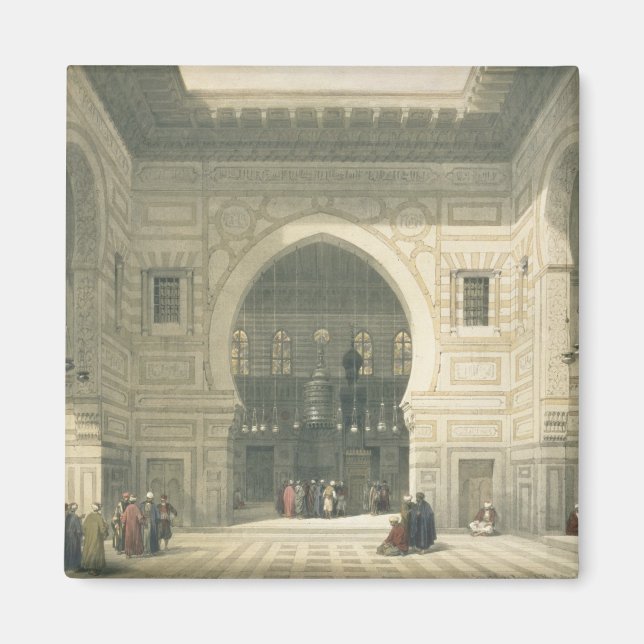 Insida i moskén Sultan Hasan, Kairo, från Magnet (Framsidan)