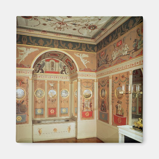 Insida i Napoleons badrum, byggt 1807 Magnet (Framsidan)