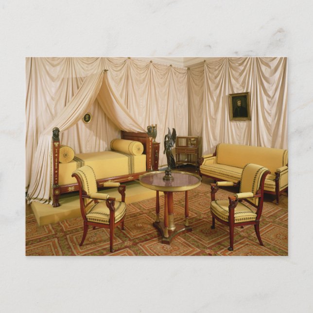 Insida i Napoleons sovrum I 1800-03 Vykort (Framsida)