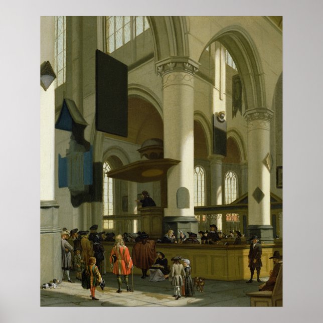 Insida i Oude Kerk Poster (Framsidan)