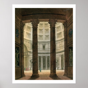 Insida i Pantheon, Rom, från Le Costume A Poster