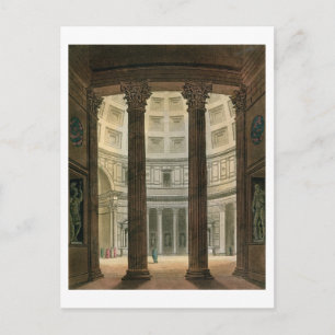 Insida i Pantheon, Rom, från Le Costume A Vykort