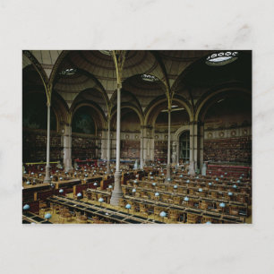 Insida i Salle des Imprimes, 1868 Vykort