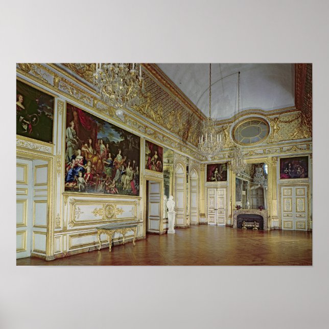 Insida i Salon de l'Oeil de Boeuf Poster (Framsidan)