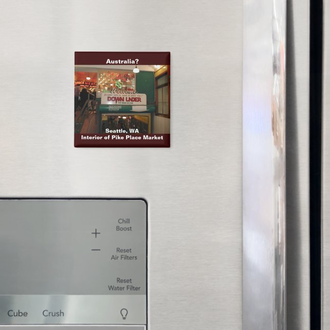 Insida i Seattle, Ställe, Washington Magnet (In Situ (Fridge))