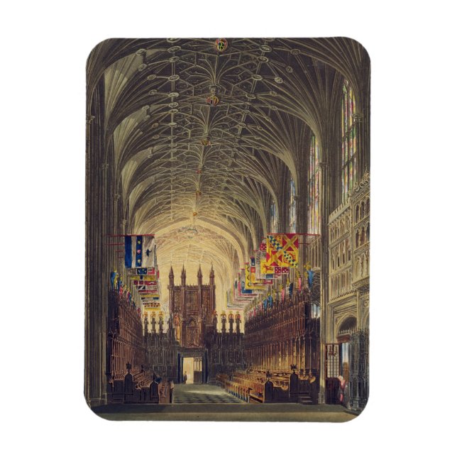 Insida i St George's Chapel, Windsor Castle, f Magnet (Vertikal)
