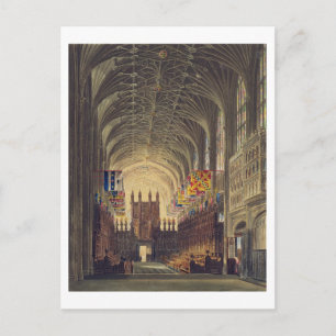 Insida i St George's Chapel, Windsor Castle, f Vykort