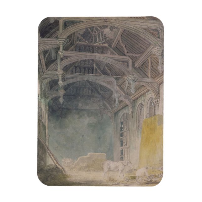 Insida i St. John's Palace, Eltham, c.1793 (w/c Magnet (Vertikal)