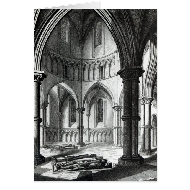 Insida i Tempelkyrkan Hälsningskort (Framsidan)