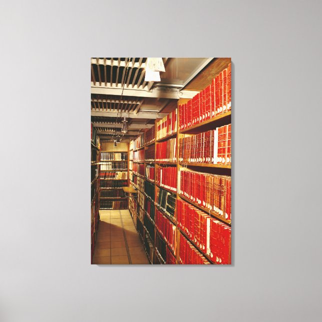 Insida i tryckeriet canvastryck (Framsida)