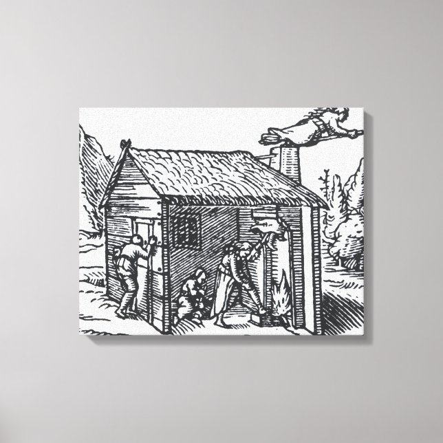 Insida i Witch's House, 1579 Canvastryck (Framsida)